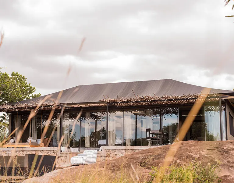 Exterior of a Tented Suite at Nimali Mara.