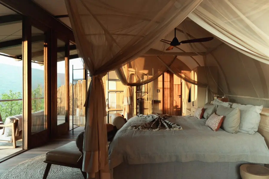 Cliff Suite bedroom at Few & Far Luvhondo