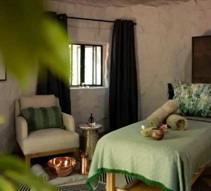 Book a soothing massage.