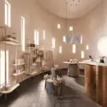 Visit the spa for blissful treatments (artists' render). 
