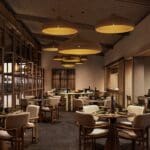Dine in style at the resturant (artists' render). 