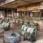 Savour drinks in the lodge's  bar area (artists' render). 