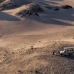 Desert game drives see you traversing the rugged landscape in search of wildlife sightings.