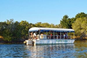 Cruise along the Zambezi River. 