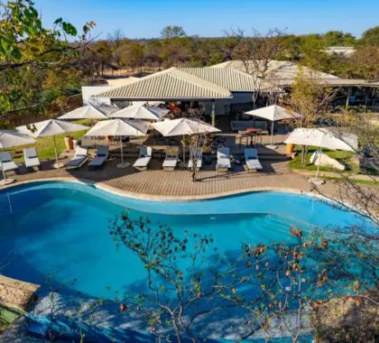 Soak in the pool | Insika Lodge.