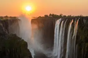Visit the majestic Victoria Falls.