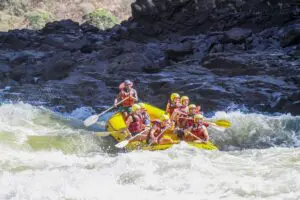 Experience the thrill of white water rafting. 
