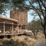 De lounge in Sandringham Private Game Reserve | Afbeelding is een render van een kunstenaar.