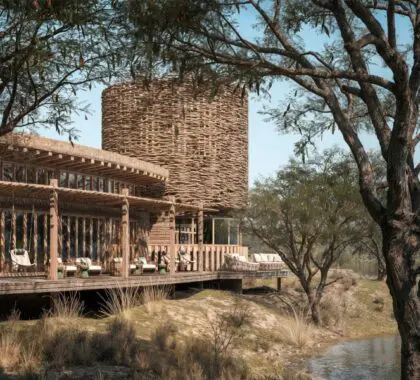 El salón de la Reserva Privada de Caza Sandringham | La imagen es una representación artística.
