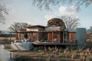 Shisaka wing's luxury suites at Sandringham Private Game Reserve | Image is an artist's render.