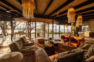 The Main lounge area at Wilderness Magashi.