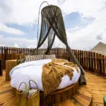 Each Luxury Suite has a starbed.