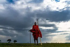 Walk alongside the Masai people. 