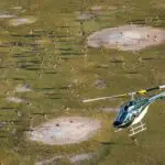 Elevate your experience with a helicopter tour.