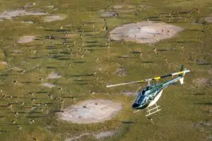 Elevate your experience with a helicopter tour. 
