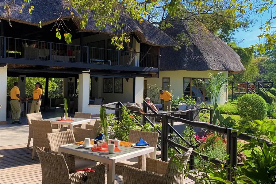 Plenty of outdoor and indoor spaces. 