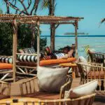 Relax on a day bed, falling asleep to the sounds of the ocean.