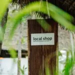 Visit the local shop for handmade products.