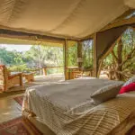 Double Tent interior.