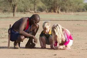 Kids will enjoy Maasai-led safaris.