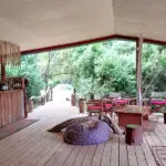 Main camp bar & lounge area.
