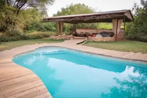 Take a refreshing dip in the pool.