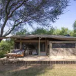 Luxury Tent exterior at Shompole Wilderness.