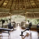 Enjoy a work out at the gym.