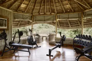 Enjoy a work out at the gym.