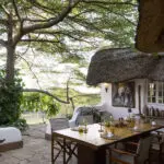 Breakfast is best enjoyed outdoors.
