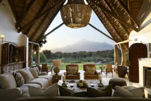 Views of Mount Meru.