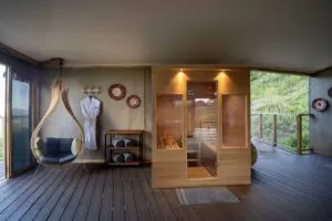 Visit the spa for a relaxing treatment.