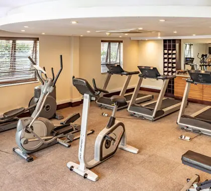 Sala de fitness.