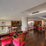 Plenty of areas to relax in the lounge.