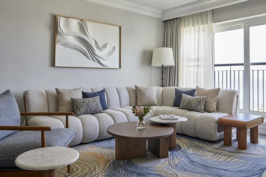 One-Bedroom Suite lounge at InterContinental Table Bay Cape Town