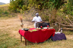 Picnic lunch during a game drive on the crater floor | Lemala Ngorongoro Tented Camp 