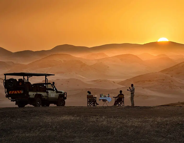 Safari sundowners | Hoanib Elephant Camp