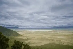 Expansive view across the Ngorongoro Crater floor | Ngorongoro Crater Camp, an A&K Sanctuary