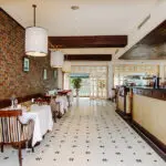 Dining at Villa Rosa Kempinski.