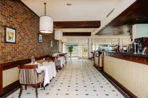 Dining at Villa Rosa Kempinski.