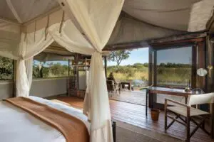 Your safari stay opens out onto the landscape | Sable Alley