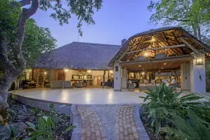 The arrival area of Savanna Private Game Lodge.