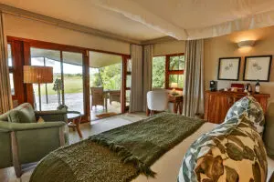 The Luxury Suite interior at Savanna Private Game Reserve.