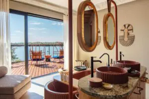 Soak up river views from your suite.