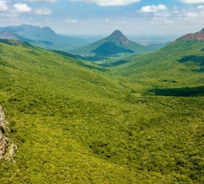 Stay surrounded by the lush rolling hills of the Soutpansberg.