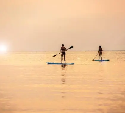 Start the day gliding across crystal-clear waters | Anantara Bazaruto Island Resort
