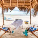 Slow down with a private picnic by the sea | Santorini Mozambique
