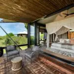Relax in the comfort of your private tented suite.