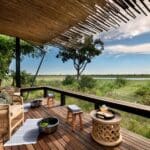 Watch wildlife from your private deck.