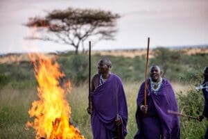 Witness traditional ceremonies with the Maasai Mara tribespeople. 
